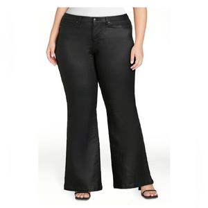 Sophia Vergara coated black jeans Sz 20